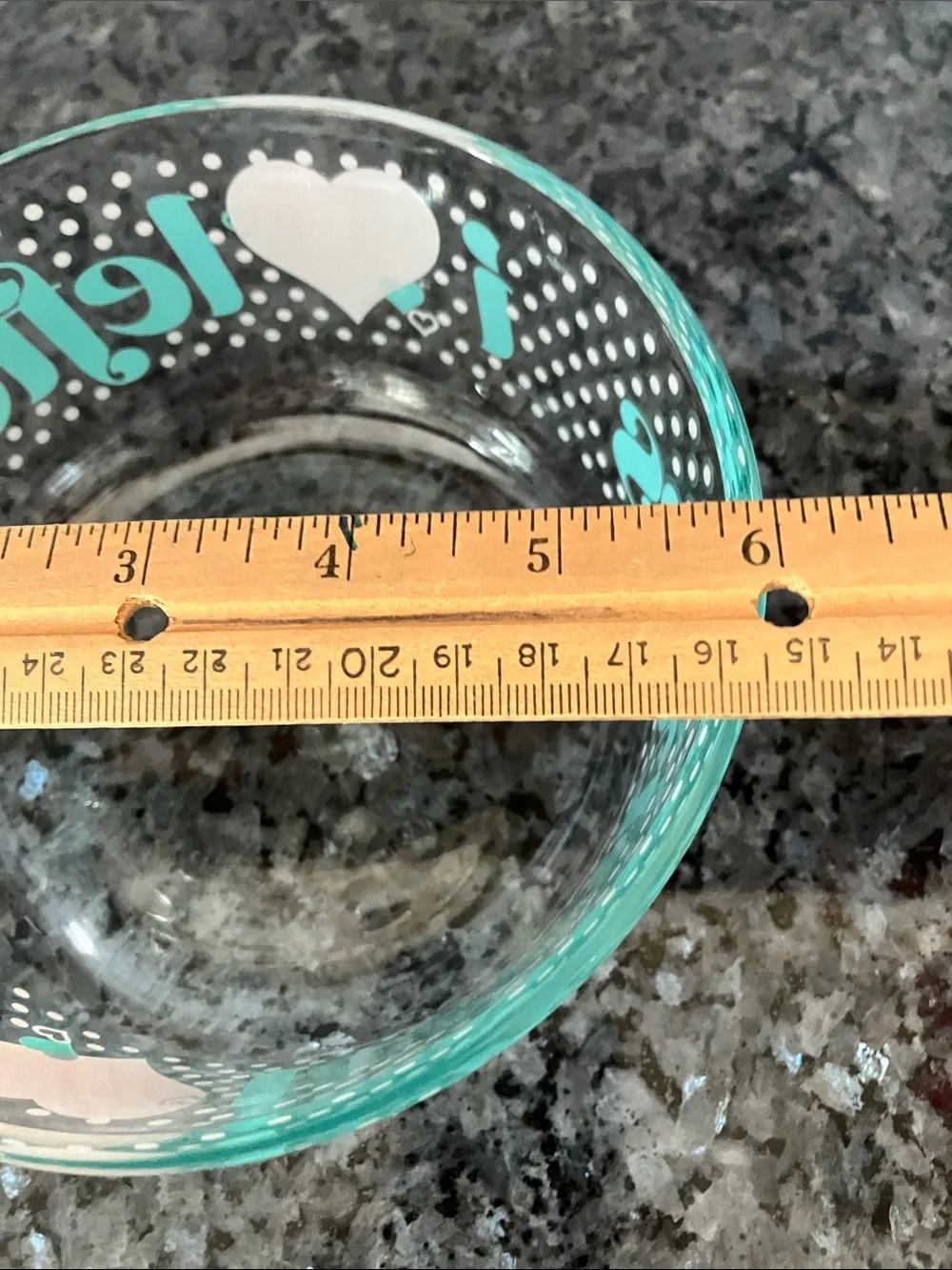 Pyrex clear glass
